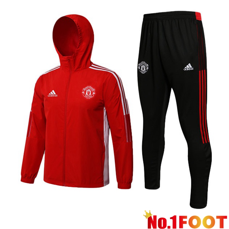 Manchester United Training Tracksuit Red 2021/2022