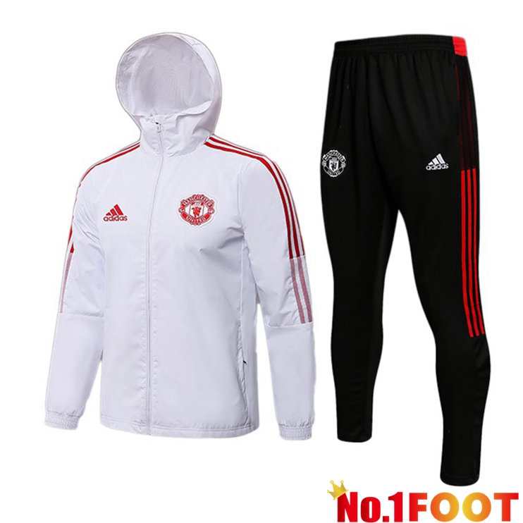 Manchester United Training Tracksuit White 2021/2022