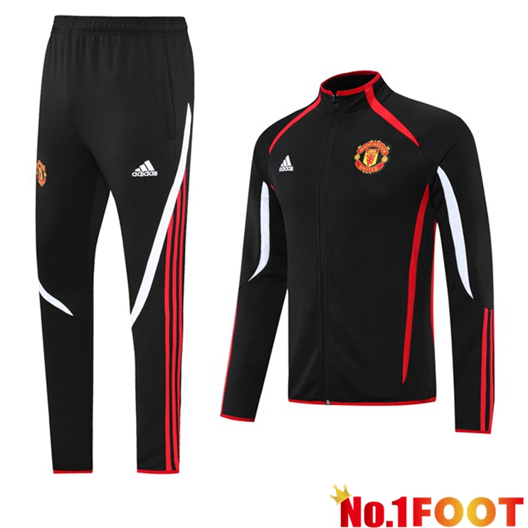 Manchester United Training Tracksuit Black 2021/2022