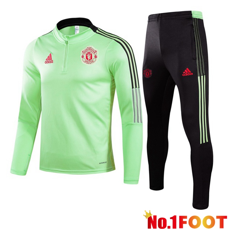 Manchester United Training Tracksuit Green 2021/2022