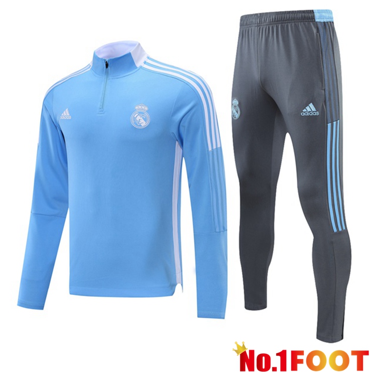 Real Madrid Training Tracksuit Blue 2021/2022