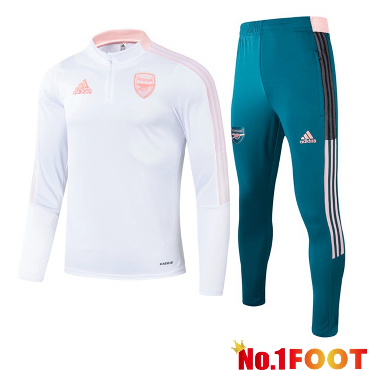 Arsenal Training Tracksuit White 2021/2022