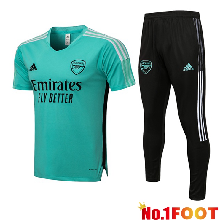 Arsenal Training T Shirt + Pants Green 2021/2022