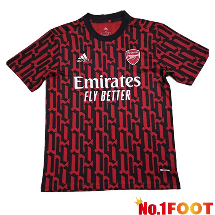 Arsenal Training T Shirt Red 2021/2022