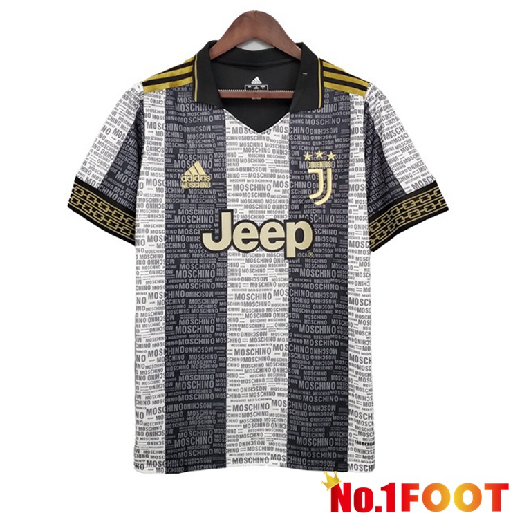 Juventus Training T Shirt Grey Black 2021/2022