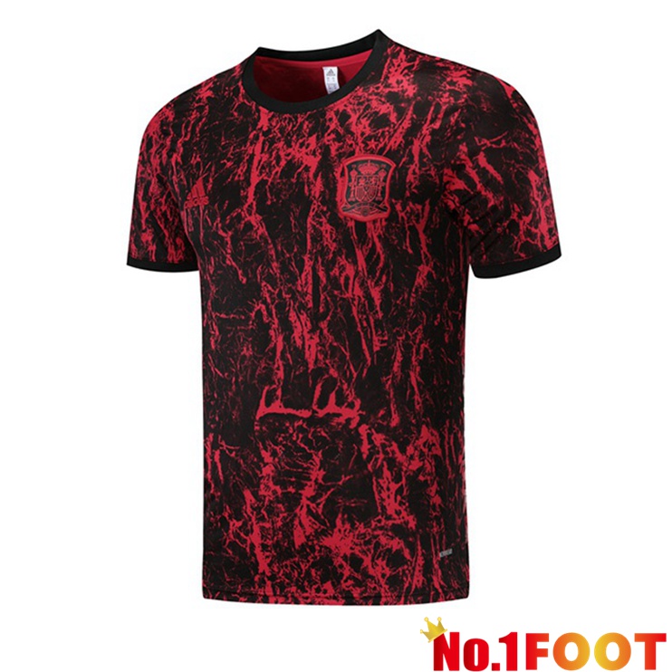 Spain Training T Shirt Red 2021/2022