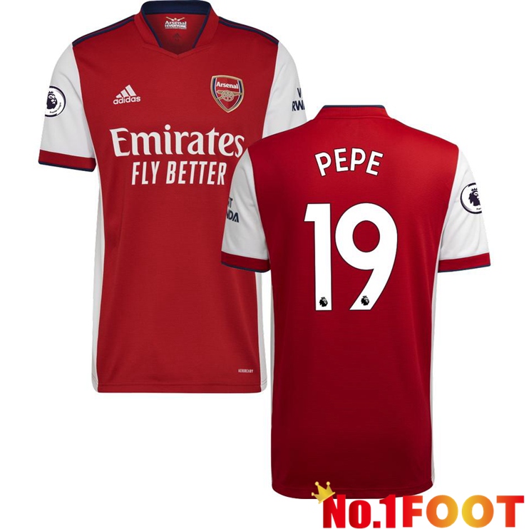 FC Arsenal (PEPE 19) Home Jersey Red/White 2021/2022