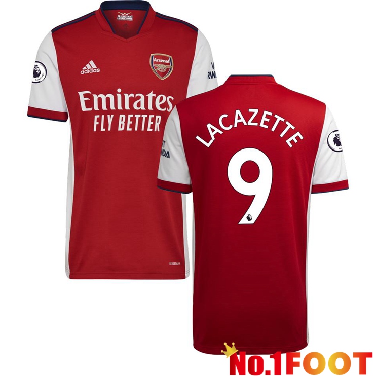 FC Arsenal (LACAZETTE 9) Home Jersey Red/White 2021/2022