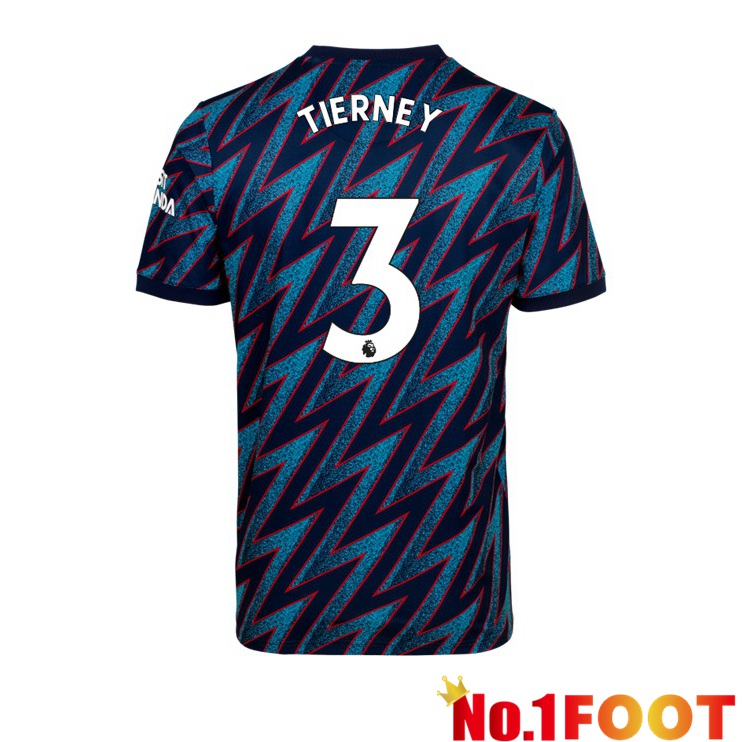 FC Arsenal (KIERAN TIERNEY 3) Third Jersey Blue 2021/2022