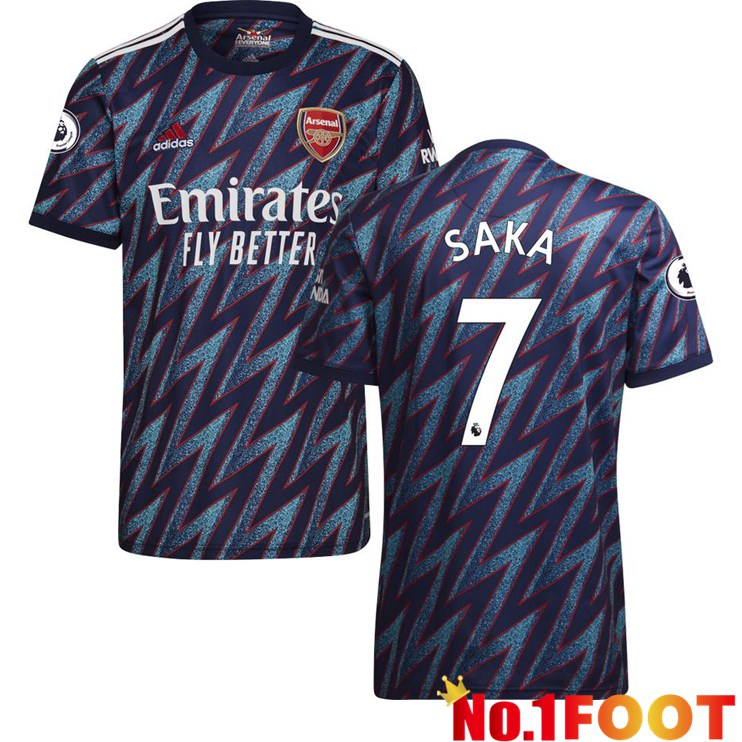 FC Arsenal (SAKA 7) Third Jersey Blue 2021/2022