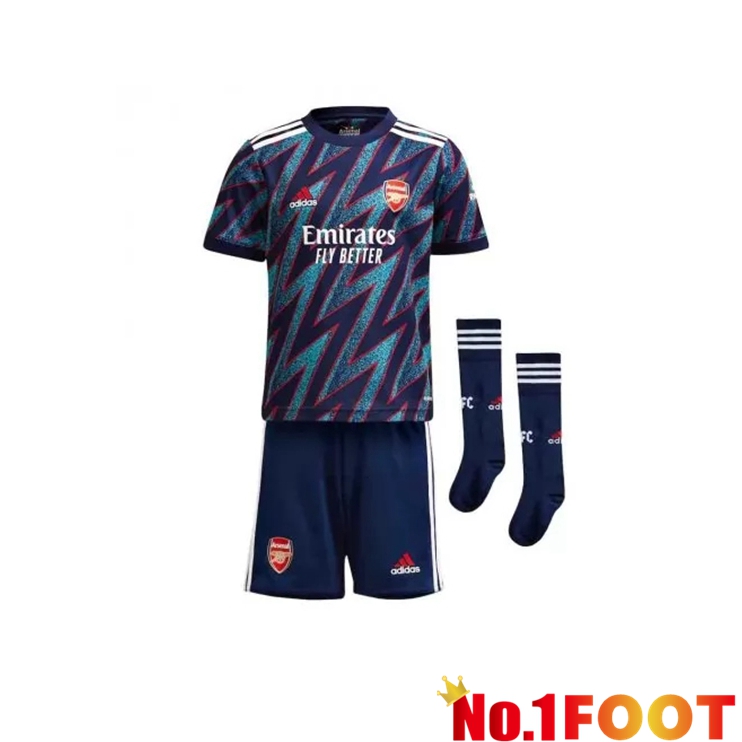 FC Arsenal Kids Third Jersey Blue 2021/2022