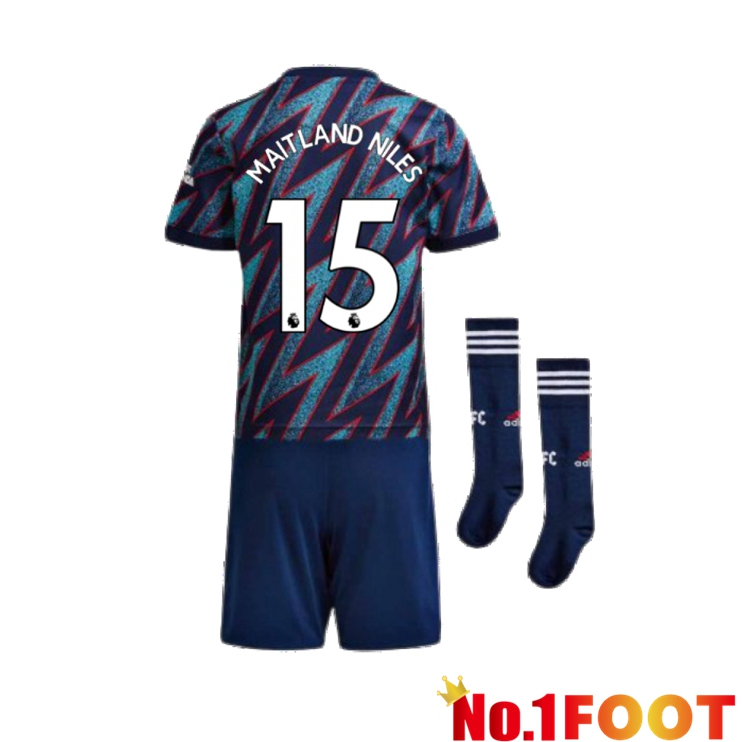 FC Arsenal (MAITLAND NILES 15) Kids Third Jersey Blue 2021/2022