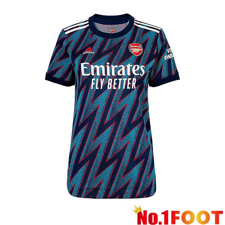 FC Arsenal Womens Third Jersey Blue 2021/2022