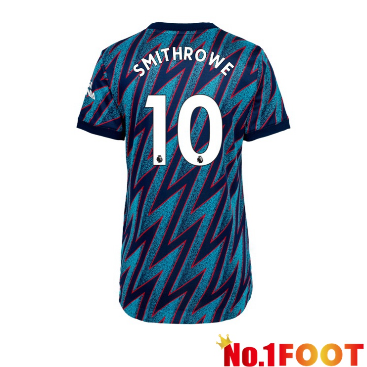 FC Arsenal (SMITH ROWE 10) Womens Third Jersey Blue 2021/2022