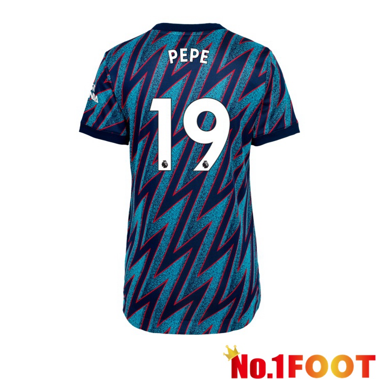 FC Arsenal (PEPE 19) Womens Third Jersey Blue 2021/2022