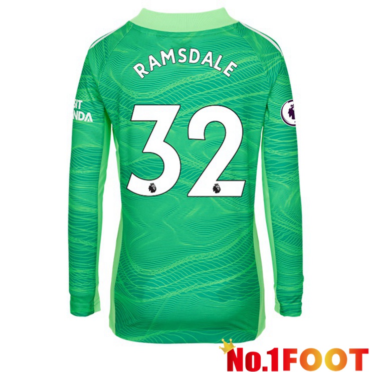 Arsenal (RAMSDALE 32) Goalkeeper Jersey Long sleeve Green 2021/22