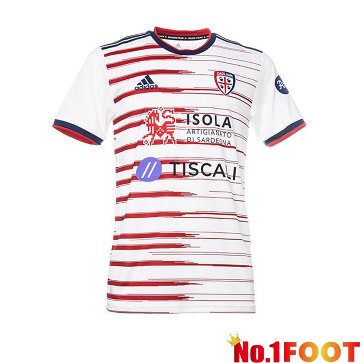 Cagliari Calcio Away Jersey White 21/22