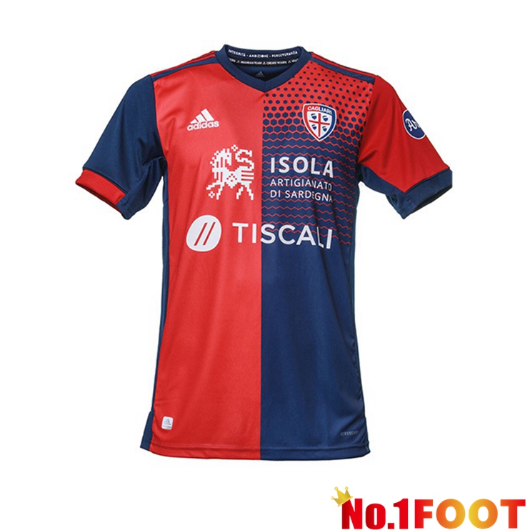 Cagliari Calcio Home Jersey Red Blue 21/22