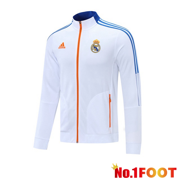 Real Madrid Training Jacket White 2021/2022