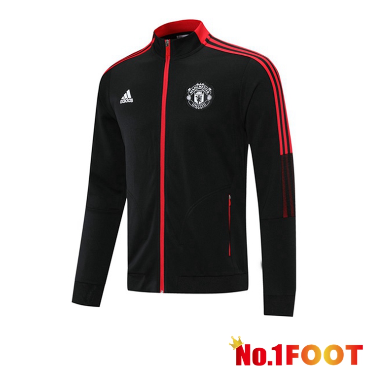 Manchester United Training Jacket Black 2021/2022