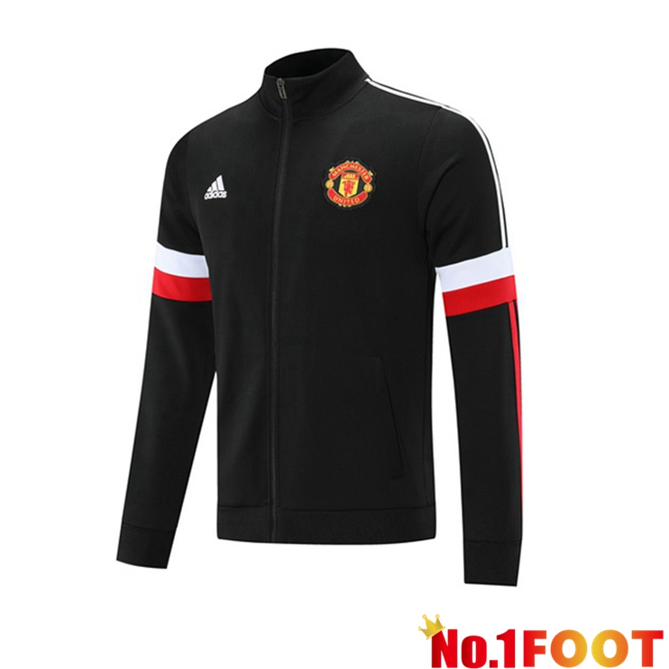 Manchester United Training Jacket Black 2021/2022