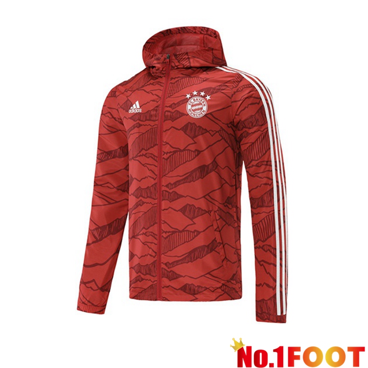 Bayern Munich Training Jacket Windbreaker Red 2021/2022