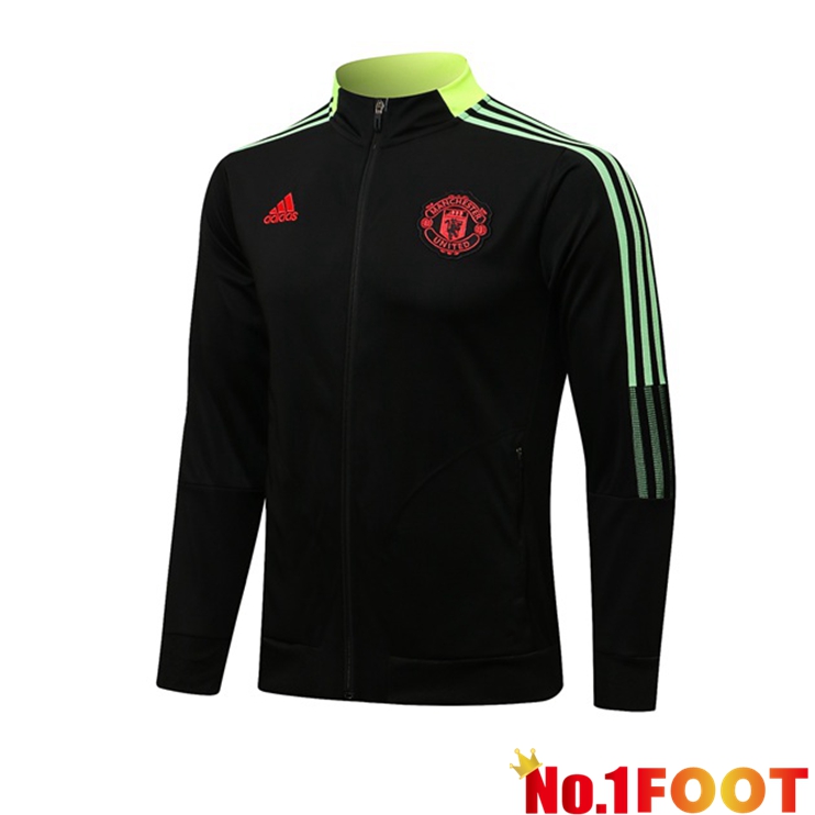 Manchester United Training Jacket Black 2021/2022