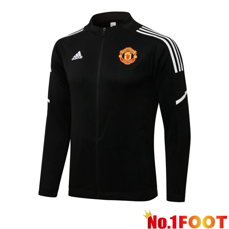 Manchester United Training Jacket Black 2021/2022