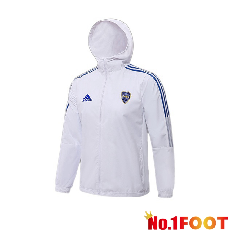 Boca Juniors Training Jacket Hoodie White 2021/2022