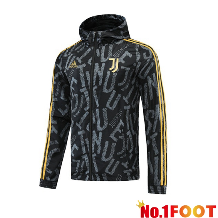 Juventus Training Jacket Windbreaker Black 2021/2022