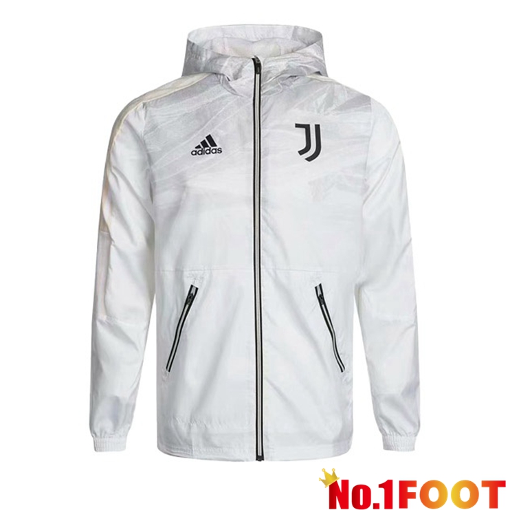 Juventus Training Jacket Windbreaker White 2021/2022