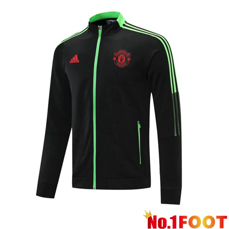 Manchester United Training Jacket Black 2021/2022