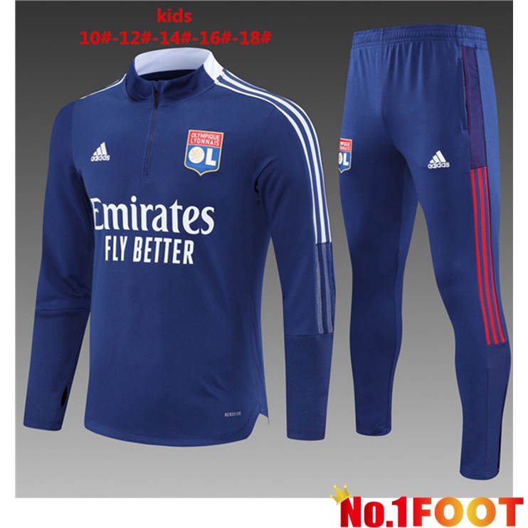 Lyon Kids Training Tracksuit OL Blue 2021/2022