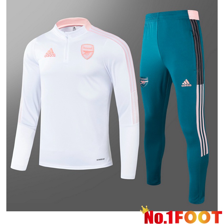 Arsenal Kids Training Tracksuit White 2021/2022