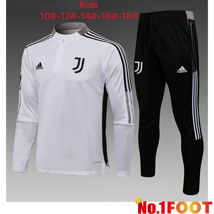 Juventus Kids Training Tracksuit White 2021/2022