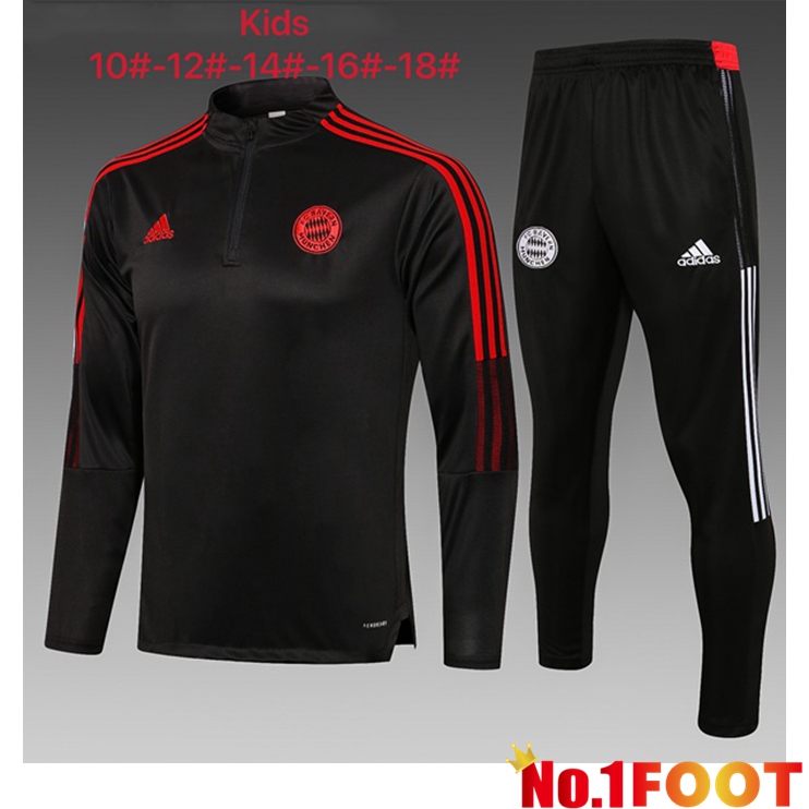 Bayern Munich Kids Training Tracksuit Black 2021/2022