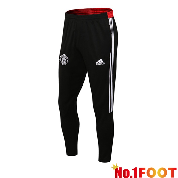 Manchester United Training Pants Black White 2021/2022