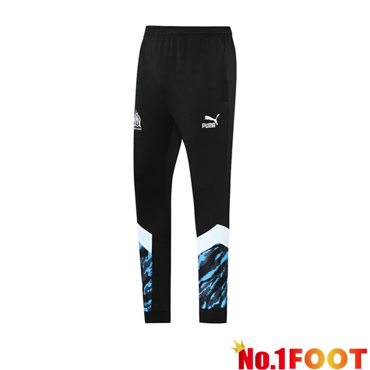 Marseille OM Training Pants Black Blue 2021/2022