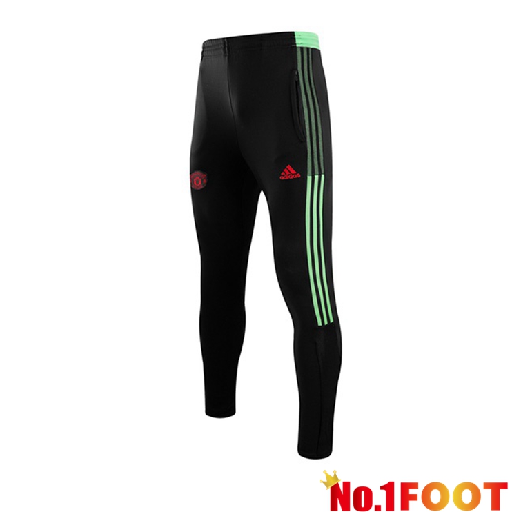 Manchester United Training Pants Black Green 2021/2022