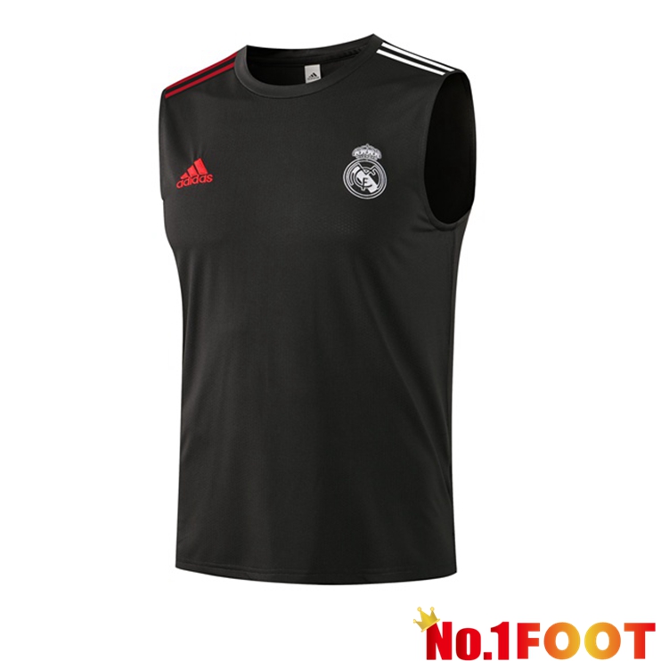 Real Madrid Football Vest Grey 2021/2022