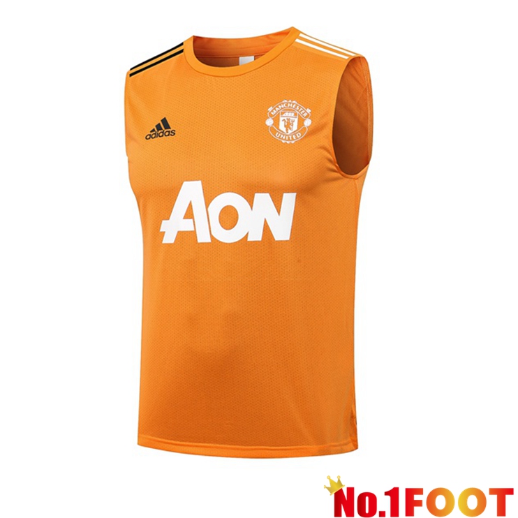 Manchester United Football Vest Orange 2021/2022