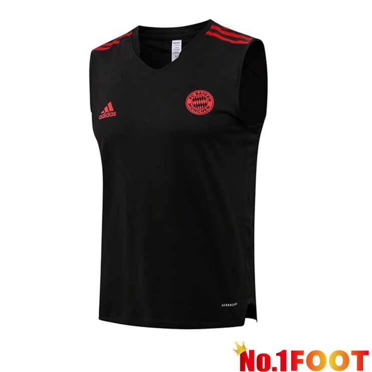 Bayern Munich Football Vest Black 2021/2022