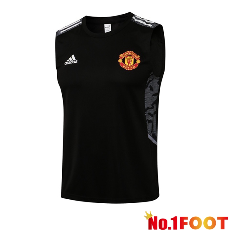 Manchester United Football Vest Black 2021/2022