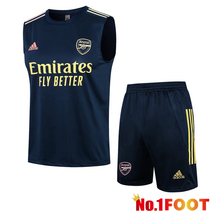 Arsenal Football Vest + Shorts Blue Royal 2021/2022