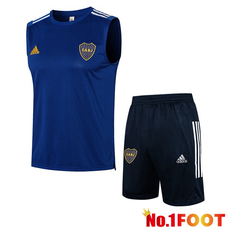 Boca Juniors Football Vest + Shorts Blue 2021/2022