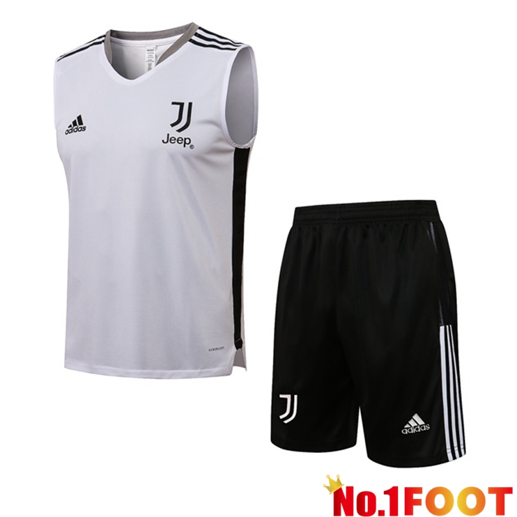 Juventus Football Vest + Shorts White 2021/2022