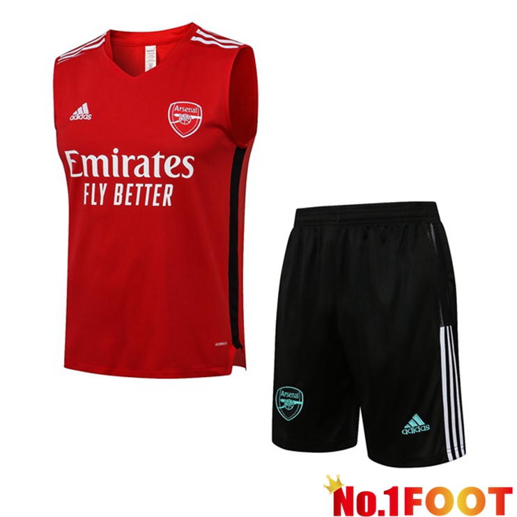 Arsenal Football Vest + Shorts Red 2021/2022