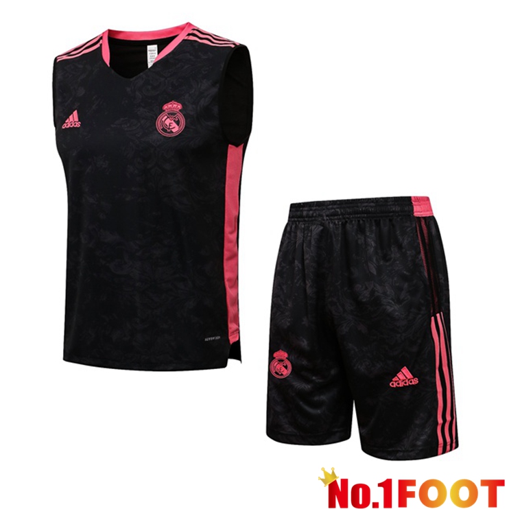 Real Madrid Football Vest + Shorts Black 2021/2022