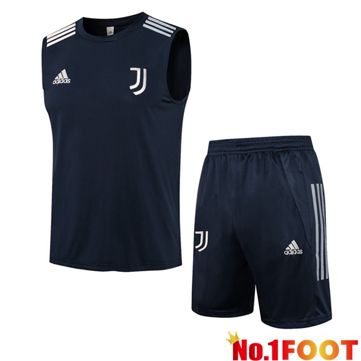 Juventus Football Vest + Shorts Blue Royal 2021/2022