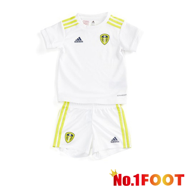 Leeds United Kids Home Jersey White 2021/22